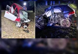Potężne zderzenie Dwie osobówki totalnie zniszczone! 18-letni kierowca nie żyje, 47-latka poważnie ran…