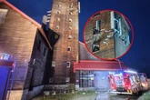 Odważna akcja! Pożar wieży nadawczej na Śnieżnych Kotłach! Świadek wziął sprzęt i sam wdrapał się n…