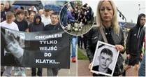 Marsz milczenia w Elblągu Setki osób upamiętniły Oliwiera. 20-latek zmarł po interwencji policji. "Zabili go jak zwierzę"