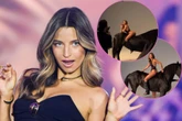 Internauci na kolanach Julia Wieniawa dosiadła konia, a internet stracił równowagę. Odziana w kuse body pręży pośladki w stringach