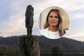 Pierwsza dama zdewastowana Skandal! Ktoś ukradł pomnik Melanii Trump. "Obcięli ją przy kostkach"
