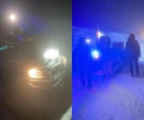 Groza w Karkonoszach Wichura, mróz i ograniczona widoczność. Minuty dzieliły ich od tragedii. Dramatyczna…