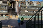 Ogromne zniszczenia Tak wygląda wnętrze spalonego bloku w Ząbkach. Policja pokazała wszystko