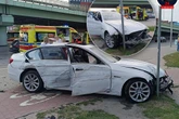 SZOK Atak epilepsji doprowadził do wypadku?! Zderzenie czterech aut w Al. Jerozolimskich