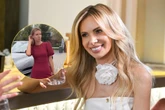 Co za kolor! Tak Izabela Janachowska wygląda bez makijażu. W wersji sauté i sukience w wyjątkowym kolorze kradnie show na ulicy