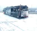 Znamy szczegóły! Chwile grozy w Koninie! Autobus miejski stanął w płomieniach