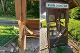 Jak tak można?! Mieszkańcy oburzeni po tym, jak wandale zniszczyli drewniane przystanki. „To barbarzyńcy!”