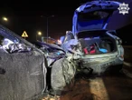Potężny karambol W kraksie brało udział 9 pojazdów. Zaczęło się od kierowcy bmw