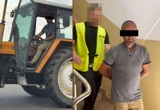 Zuchwały złodziej Pan Darek zatrąbił przed komisariatem i pojechał dalej. Grozi mu do 5 lat więzienia