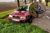 Dramat na drodze! Staranował rowerzystę pod wpływem narkotyków i uciekł! Kierowca zatrzymany