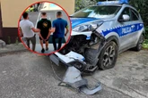 Grozi mu 5 lat więzienia Policyjny pościg za 17-latkiem w BMW. Uderzył w dwa radiowozy!