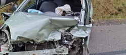DRAMAT Amfetaminowy rajd grozy na Śląsku! 25-latek rozbił auto. Dwie osoby w szpitalu