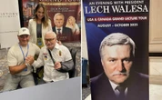 Trwa tournée po USA Tłumy na spotkaniu z Wałęsą w Chicago. „Dla nas wciąż jest legendą”