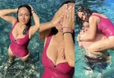 Co za fotki! Salma Hayek prezentuje wdzięki w kostiumie kąpielowym. Wygląda jak dwudziestolatka