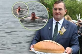 Tylko u nas Minister - mors. Stefan Krajewski polityczne emocje chłodzi w jeziorze: "Mam więcej energii"