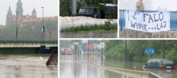 Powódź stulecia Powódź stulecia w Krakowie. Policja budziła ludzi w środku nocy