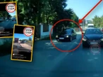 Szczyt głupoty! Spieszyło mu się, więc zrobił coś głupiego. Szaleniec w BMW pędził chodnikiem! Internauci wściekli. "Debil!"