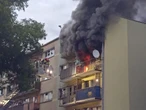 Tragiczny pożar Tragiczny pożar mieszkania w Łodzi. Nie żyje mężczyzna. Pies cudem ocalał