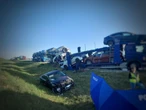 Tragiczne wypadku Tragedia podczas wymiany koła w ciężarówce. Potworny wypadek