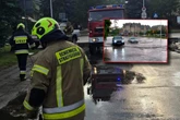 Nawałnica sparaliżowała miasta Suwałki pod wodą! Ulice jak jeziora, strażacy w akcji