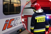 Dramat na torach Pożar pociągu Intercity! Ewakuacja 60 pasażerów. Trwa akcja służb ratowniczych