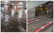 Zamieszanie i zalany parking w Atrium Copernicus. Dyrekcja centrum uspokaja