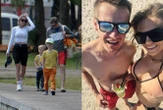 Marcin Mroczek zabrał rodzinę nad morze. Jego żona zachwyciła na plaży! Mamy zdjęcia