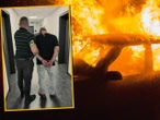 Policjanci w akcji Podpalili samochód i garaż. Jeden ze sprawców ukrywał się w altance