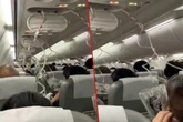 Filmy w sieci Samolot nagle zaczął spadać! Wideo pokazało, co działo się w środku