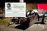 Tragiczny wypadek "Spoczywaj w pokoju, Kubo...". Szkoła żegna 18-latka, który zginął w wypadku. BMW roztrzaskało się na drzewie