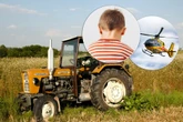 Tak doszło do tragedii 10-latek potrącony przez ciągnik, który sam prowadził! Zabrał go śmigłowiec. Koszmar…