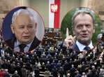 tylko u nas Najnowszy sondaż partyjny: Tusk i Kaczyński idą łeb w łeb!