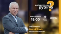 Marek Jurek w programie "Najważniejsze pytania". Oglądaj od 18:00