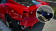 Wjechał motocyklem w ferrari. Poważny wypadek na Mazowszu