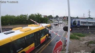 Sekundy od tragedii. Zatrważające nagranie z przejazdu