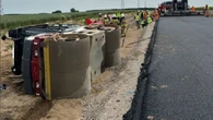 Walec przygniótł mężczyznę. Tragedia na budowie drogi