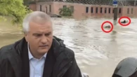 Powódź na Krymie. Ochroniarze wpław za łodzią gubernatora?