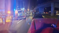 Karambol na Śląsku. Jest wielu rannych, droga zablokowana