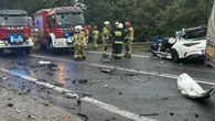 Z mercedesa niewiele zostało. Poważny wypadek w Małopolsce