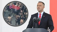 Banderowska flaga na PGE Narodowym. Prezydent zapowiada działania