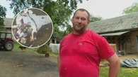 Dron spadł na jego pole. "Były jakieś napisy cyrylicą"