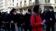 Estudiantes de Barcelona piden la libertad de Pablo Hasel