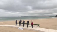 Foto familiar de los líderes del G7 en su cumbre anual