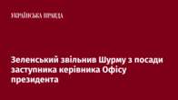 Зеленський звільнив Шурму з посади заступника керівника Офісу президента