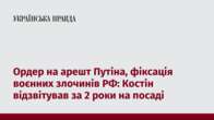 Ордер на арешт Путіна, фіксація воєнних злочинів РФ: Костін відзвітував за 2 роки на посаді