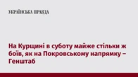 На Курщині в суботу майже стільки ж боїв, як на Покровському напрямку – Генштаб