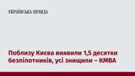 Поблизу Києва виявили 1,5 десятки безпілотників, усі знищили – КМВА