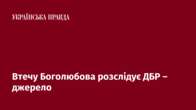 Втечу Боголюбова розслідує ДБР – джерело