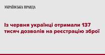 Із червня українці отримали 137 тисяч дозволів на реєстрацію зброї