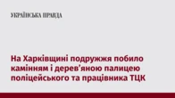 На Харківщині подружжя побило камінням і дерев’яною палицею поліцейського та працівника ТЦК